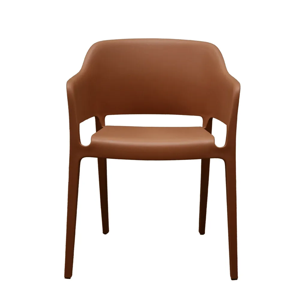 Sarah Stackable Polypropylene Chair | Black, Cream, Grey or Clay Indoor/Outdoor