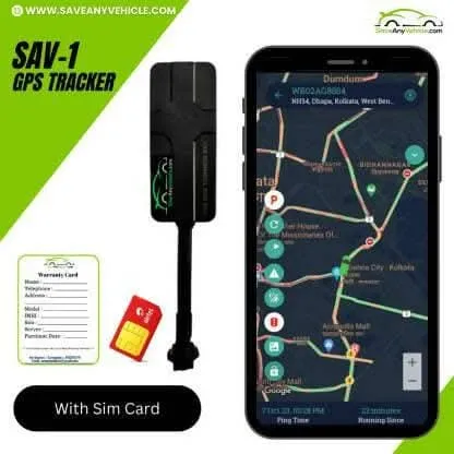 SAVE ANY VEHICLE SAV-1 GPS Device (Black)
