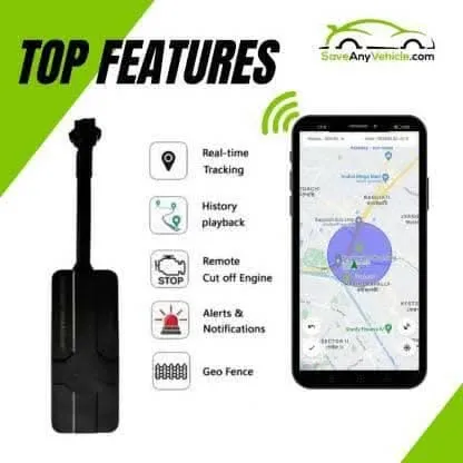 SAVE ANY VEHICLE SAV-1 GPS Device (Black)