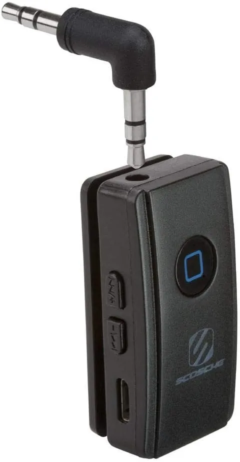 SCOSCHE BTR3SP Universal Bluetooth Wireless Audio Receiver, Black