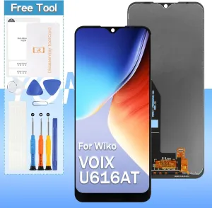 Screen Replacement for Wiko VOIX U616AT 6.5" LCD Display Touch Digitizer Assembly with Tools