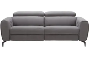Scuzzo Fabric Motion Loveseat Gray