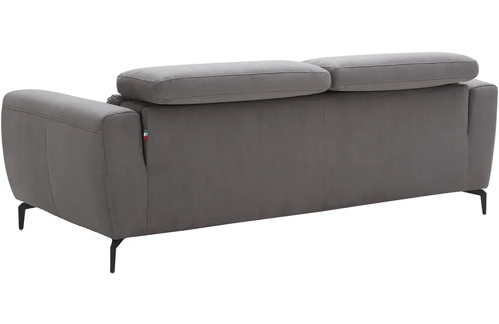 Scuzzo Fabric Motion Loveseat Gray