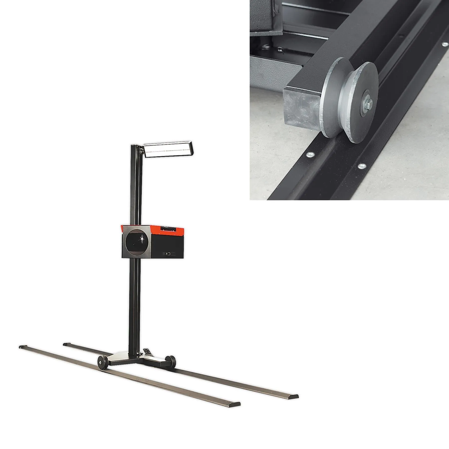Sealey Headlamp Beam Setter with Rails - DVSA Approved
