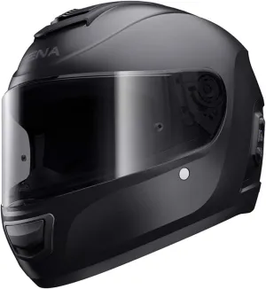 Sena Unisex-Adult Full Face Momentum Lite Full Face Helmet (Matte Black, Small)