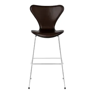 Series 7 Bar Stool - Natural Veneer - Front Upholstered