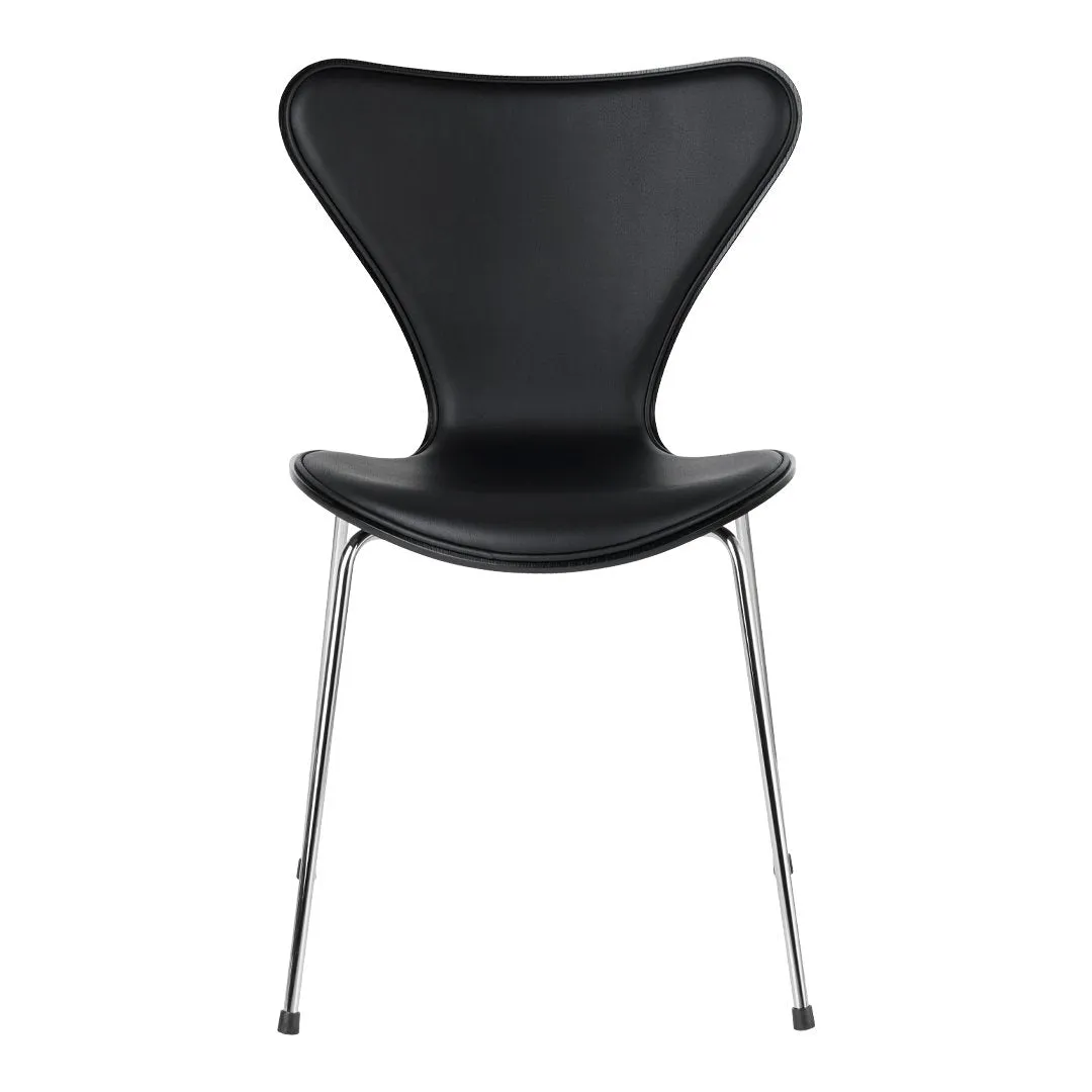 Series 7 Chair - Clear Lacquered - Front Upholstered
