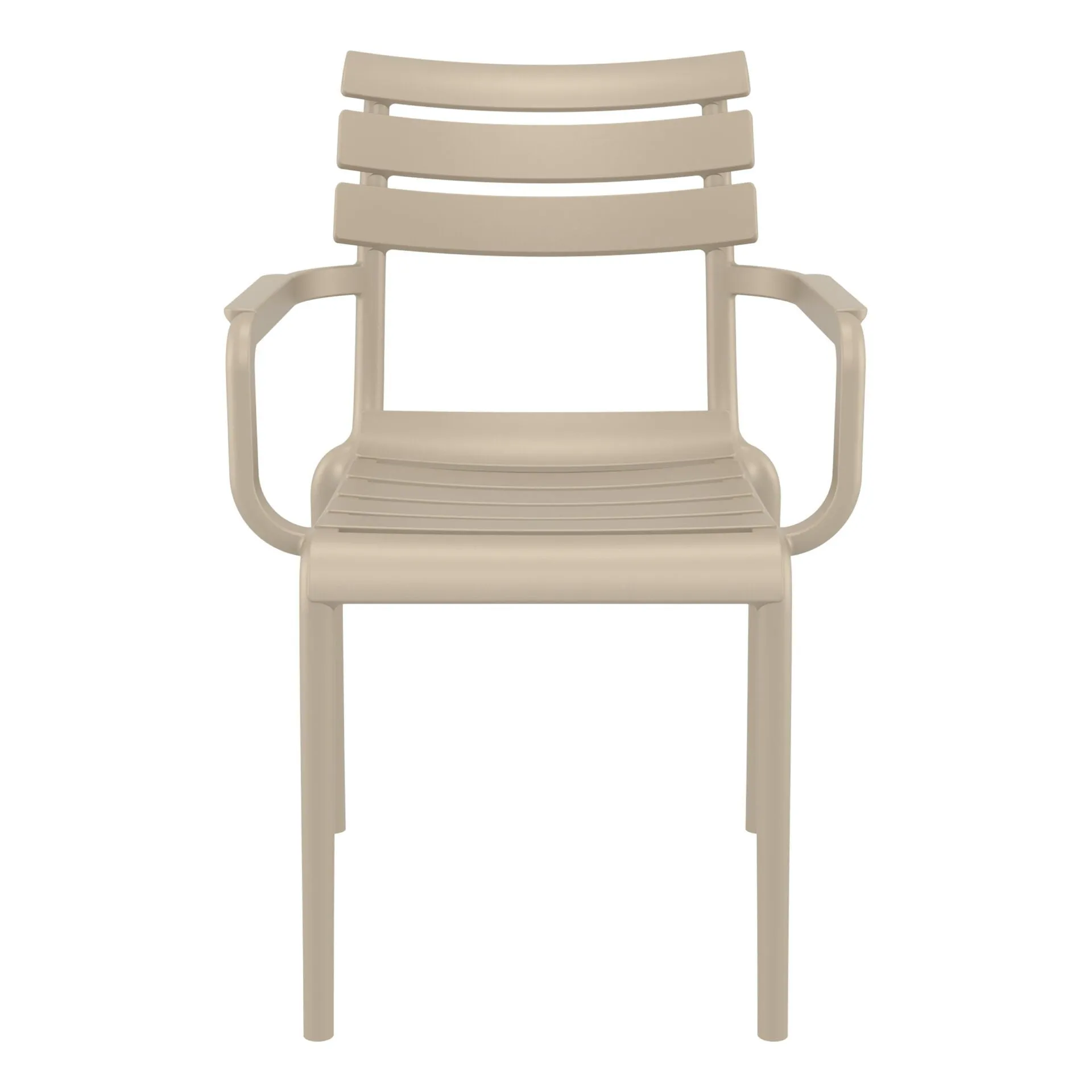 Set of 2 - Keller Indoor / Outdoor Dining Armchair - Taupe