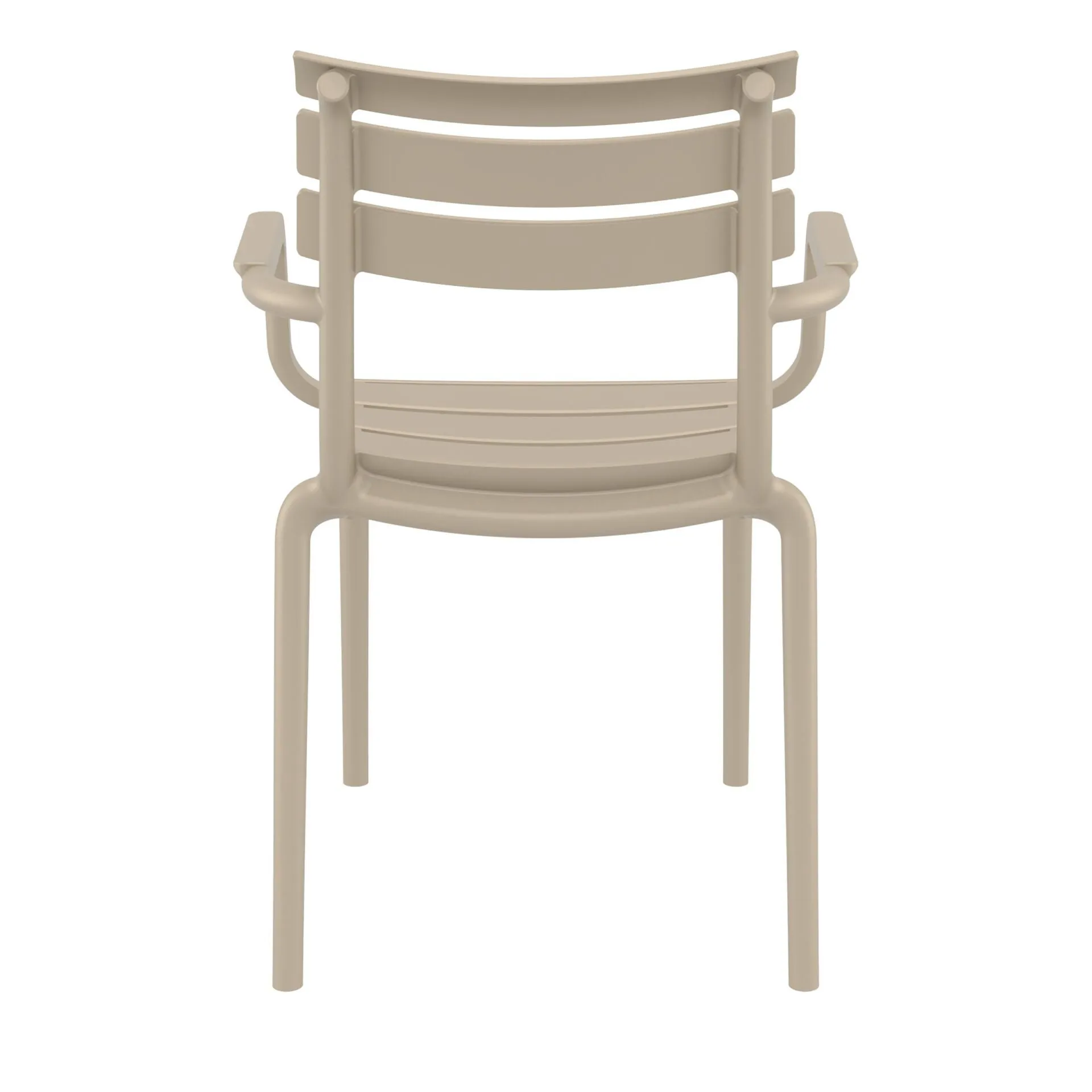 Set of 2 - Keller Indoor / Outdoor Dining Armchair - Taupe
