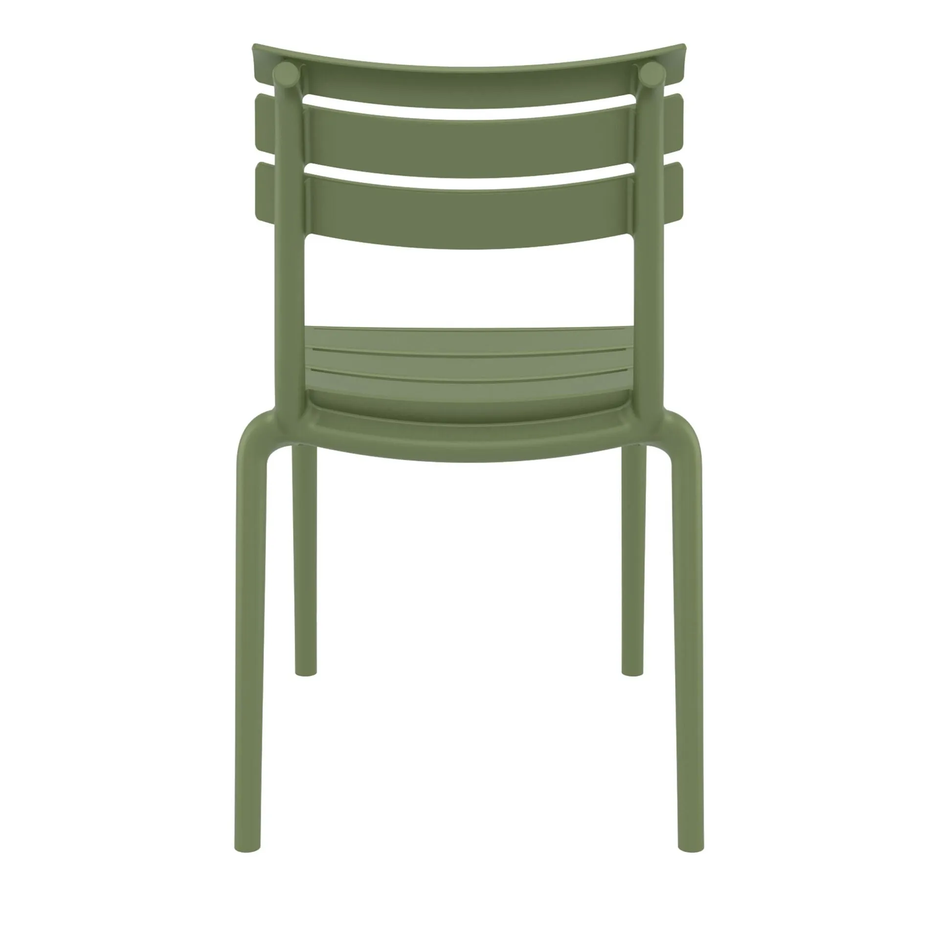 Set of 2 - Keller Indoor / Outdoor Dining Chair - Olive Green