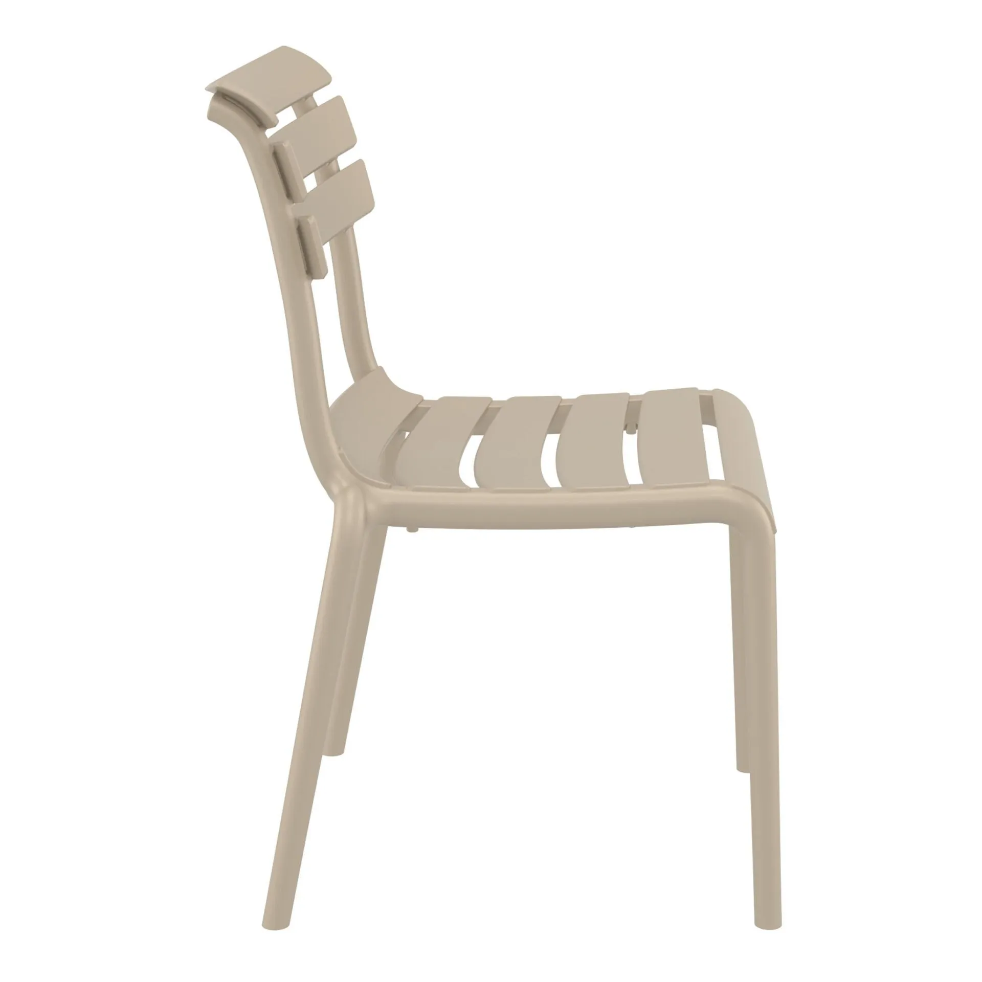 Set of 2 - Keller Indoor / Outdoor Dining Chair - Taupe