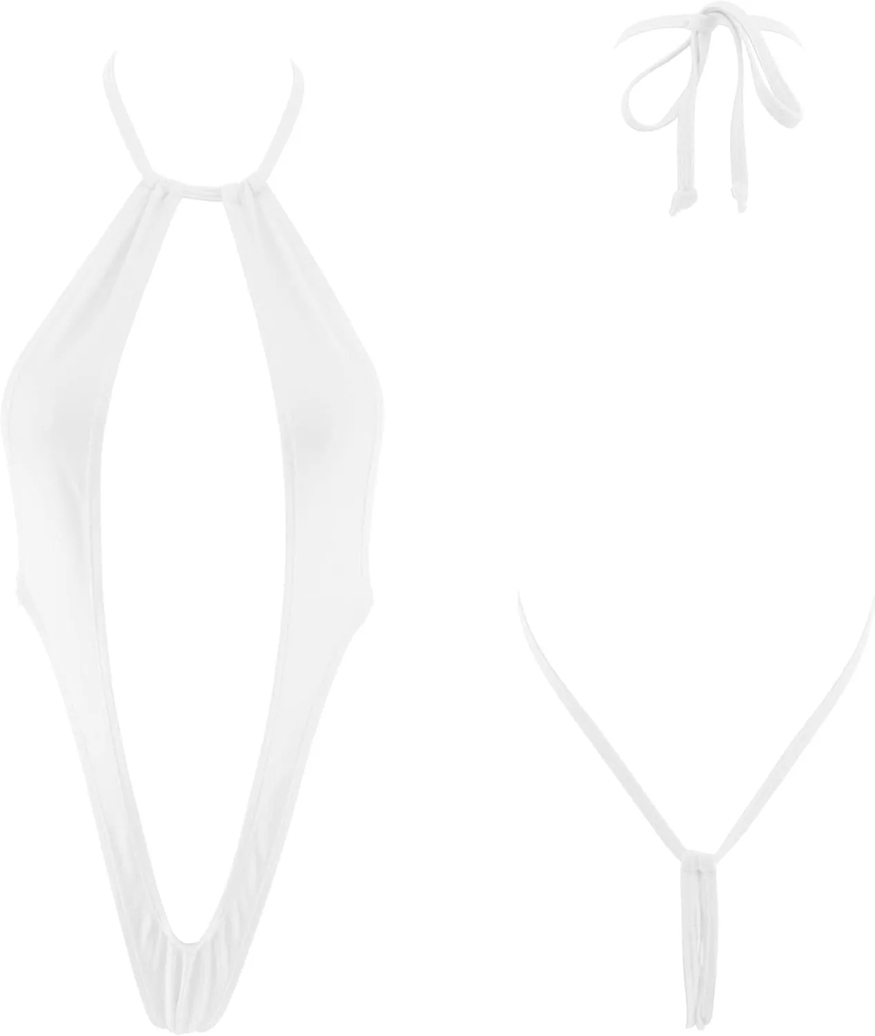 SHERRYLO Micro Bikini Extreme Slingshot G String Sling Bikinis Slutty Exotic Swimsuit Thong Bathing Suit Lingerie for Women