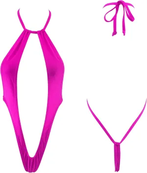 SHERRYLO Micro Bikini Extreme Slingshot G String Sling Bikinis Slutty Exotic Swimsuit Thong Bathing Suit Lingerie for Women