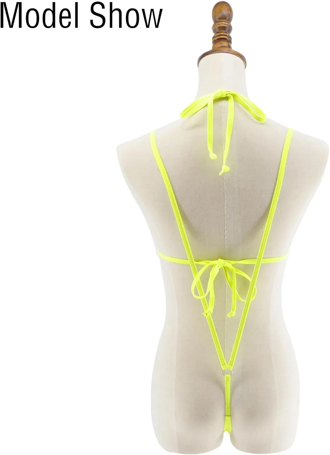 SHERRYLO Micro Bikini Extreme Slingshot G String Sling Bikinis Slutty Exotic Swimsuit Thong Bathing Suit Lingerie for Women