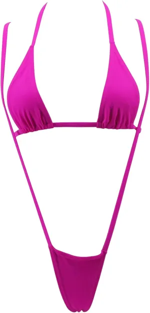 SHERRYLO Micro Bikini Extreme Slingshot G String Sling Bikinis Slutty Exotic Swimsuit Thong Bathing Suit Lingerie for Women