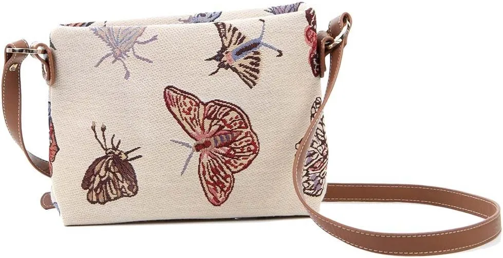 Signare Tapestry Crossbody Bag Sling Shoulder Purse for Women