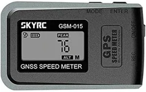 SKYRC GSM-015 GPS Enabled GNSS Remote Control Speedometer and Altimeter Data Tracking Device for Vehicle, RC Car, Boat, Plane, Rocket, and Quadcopter