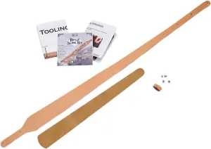 SLC Leather Rifle Sling Kit, Tooling Pattern and Instructions Included, Adjustable Strap to Fit Most Rifles