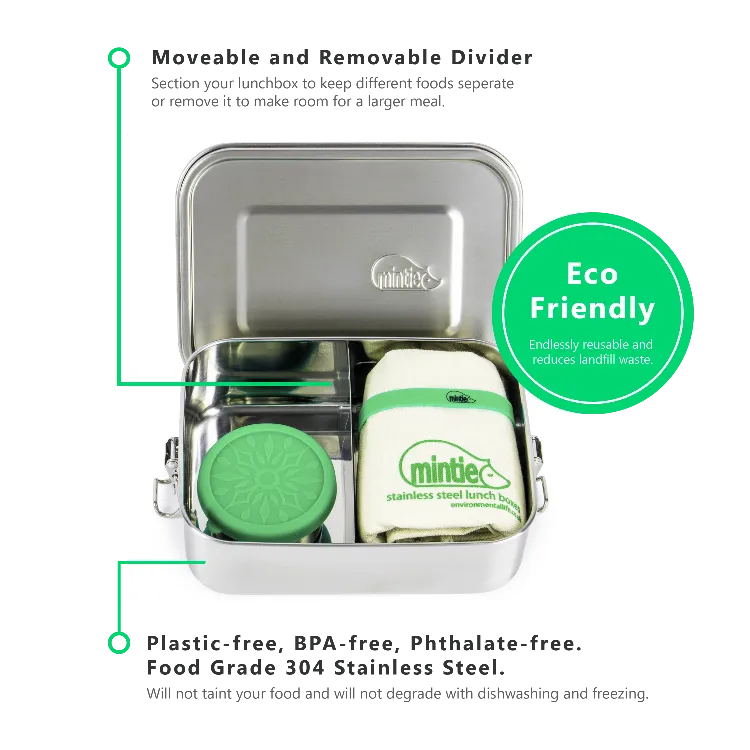 Snug Midi 1.2l Stainless Steel Lunch Box Set