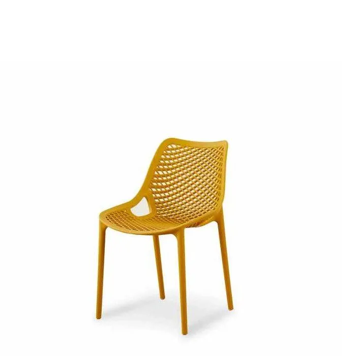 Soprano Outdoor Chair - Mustard (Stackable)