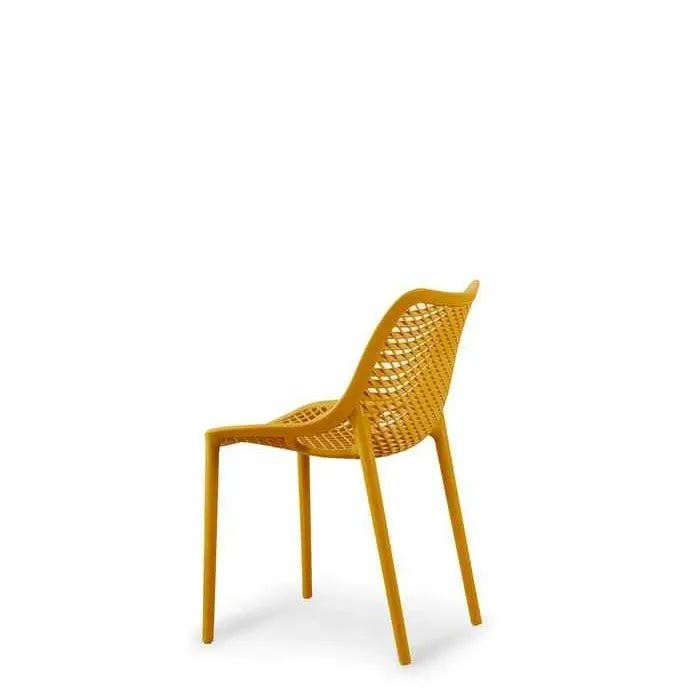 Soprano Outdoor Chair - Mustard (Stackable)