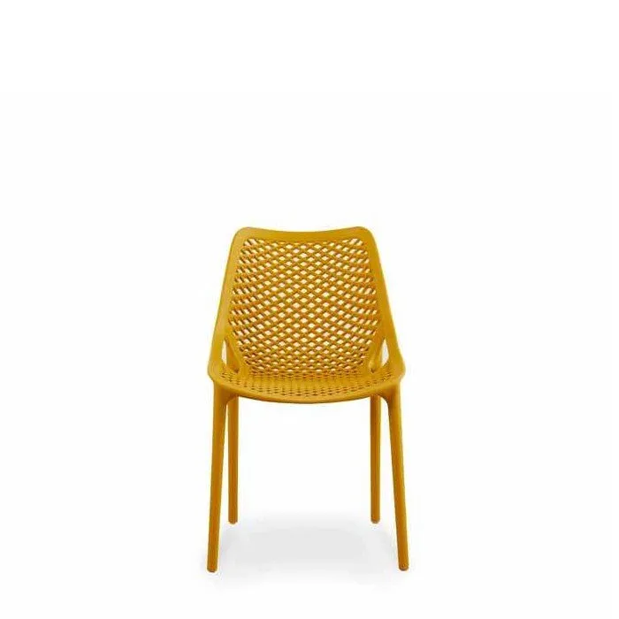 Soprano Outdoor Chair - Mustard (Stackable)
