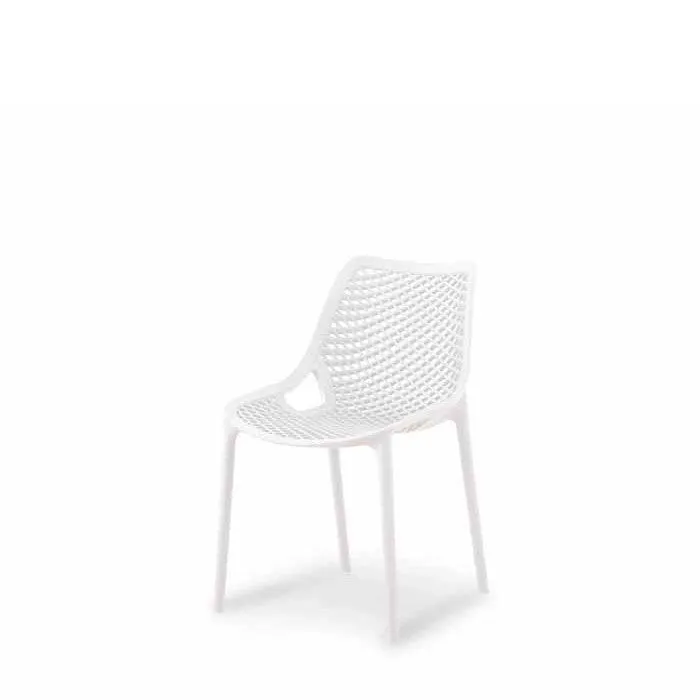 Soprano Outdoor Chair -  White (Stackable)