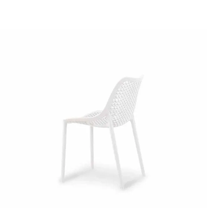 Soprano Outdoor Chair -  White (Stackable)