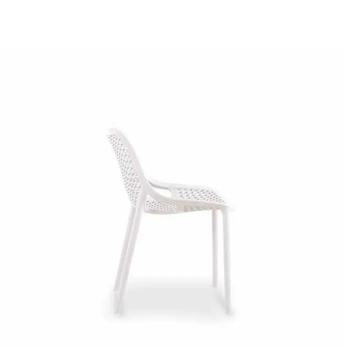 Soprano Outdoor Chair -  White (Stackable)