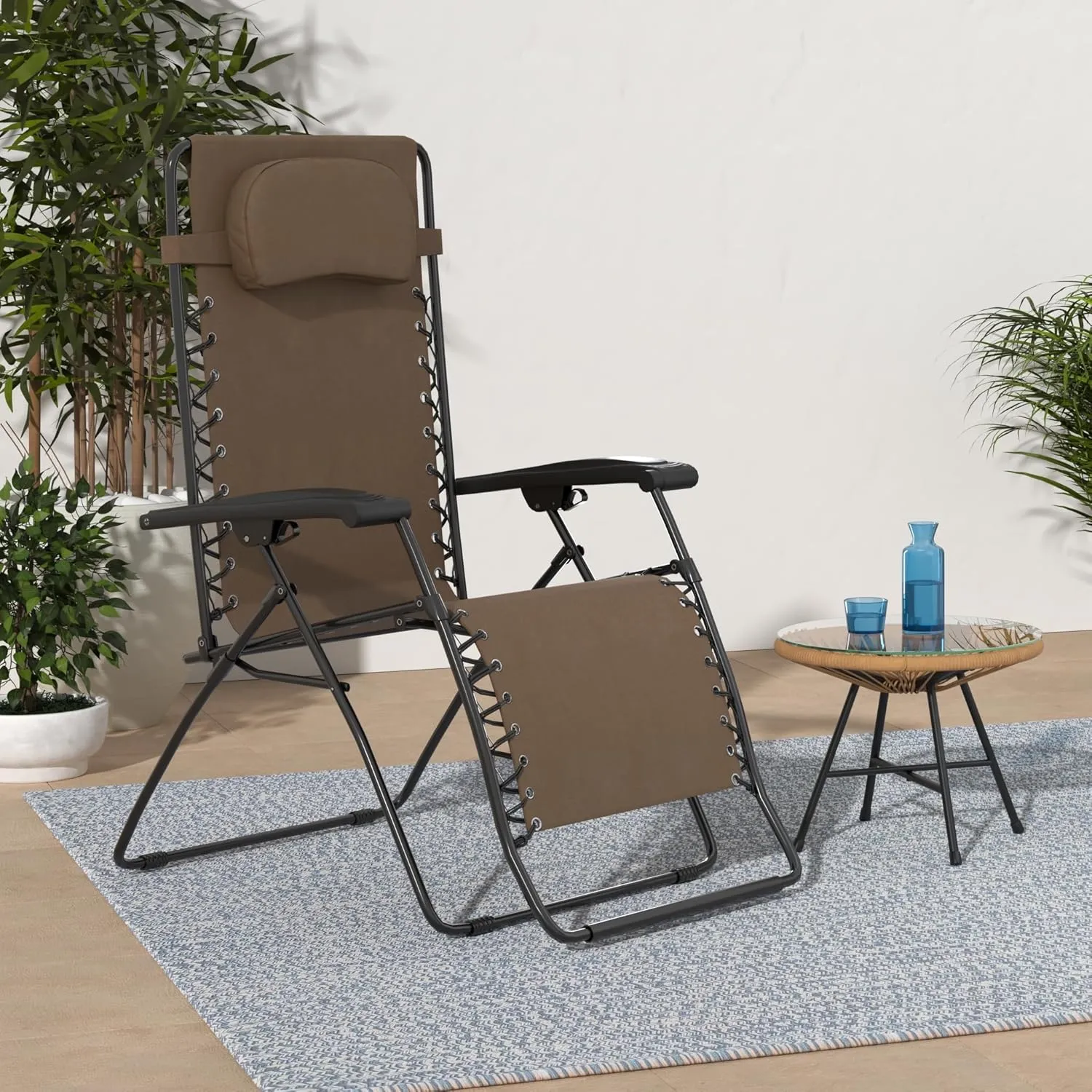 Sports Infinity Oversized Zero Gravity Chair, Beige
