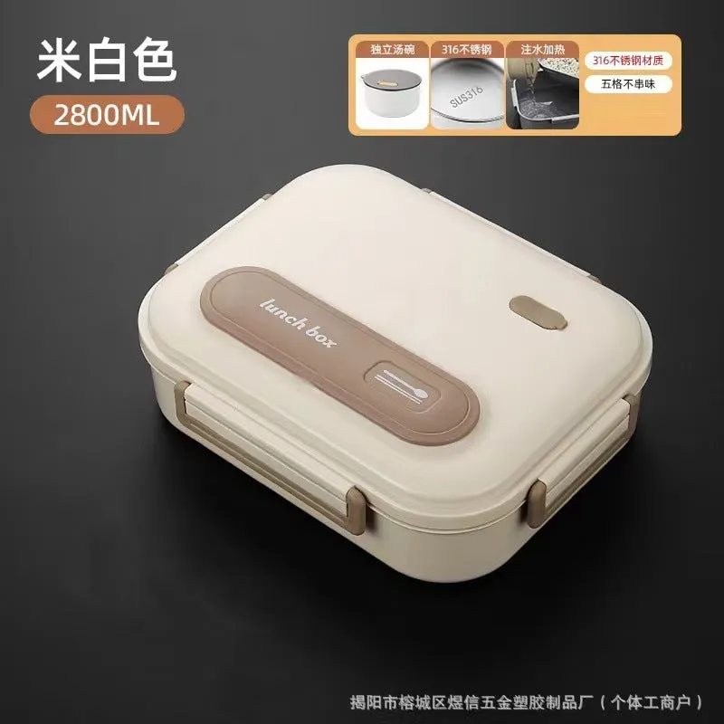 Stainless Steel Large-Capacity Lunch Box