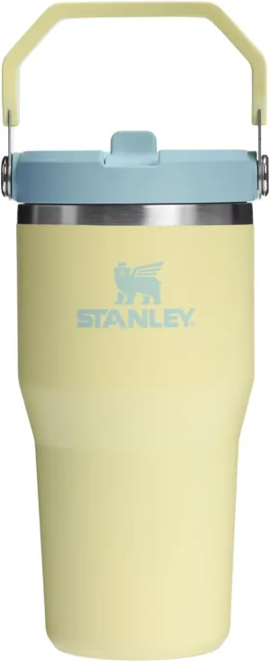 Stanley IceFlow 2.0 Flip Straw Tumbler with Handle 20 oz | Twist On Lid and Flip Up Straw | Leak Resistant Water Bottle | Insulated Stainless Steel | BPA-Free | Pomelo