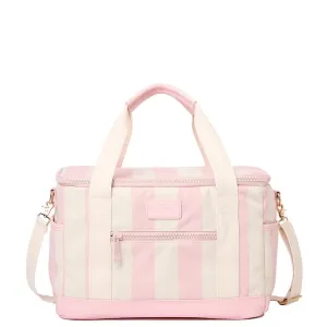Stay Cool Cooler Bag Pink Stripe