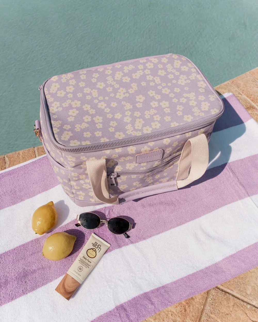 Stay Cool Cooler Bag Violet Floral