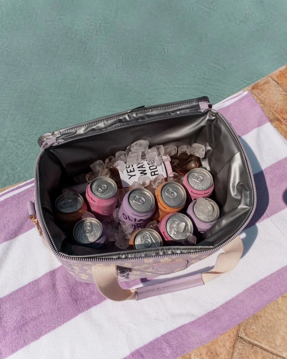 Stay Cool Cooler Bag Violet Floral