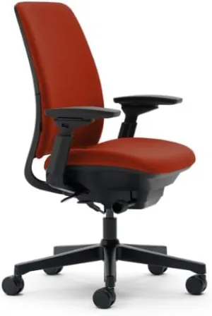 Steelcase Amia Adjustable Chair, Rouge Fabric