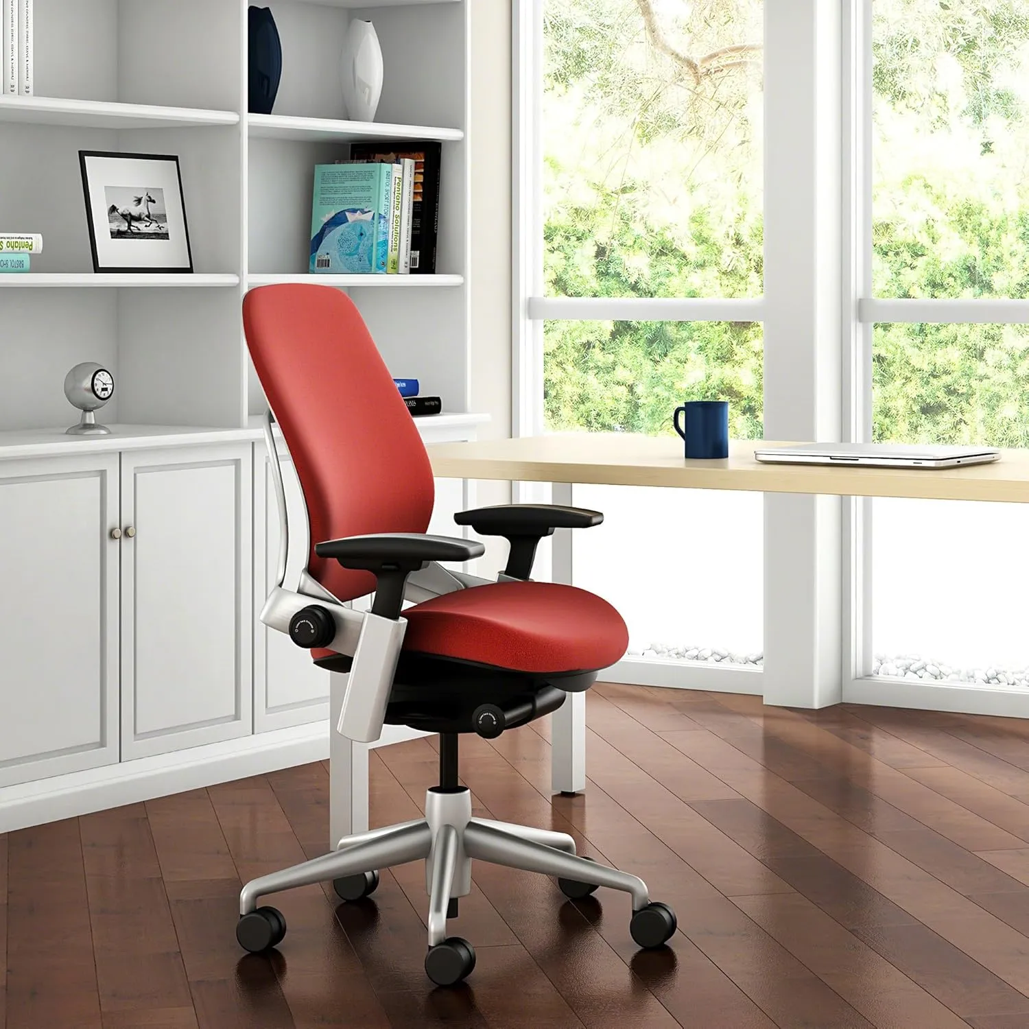 Steelcase Leap Seating, Rouge -
