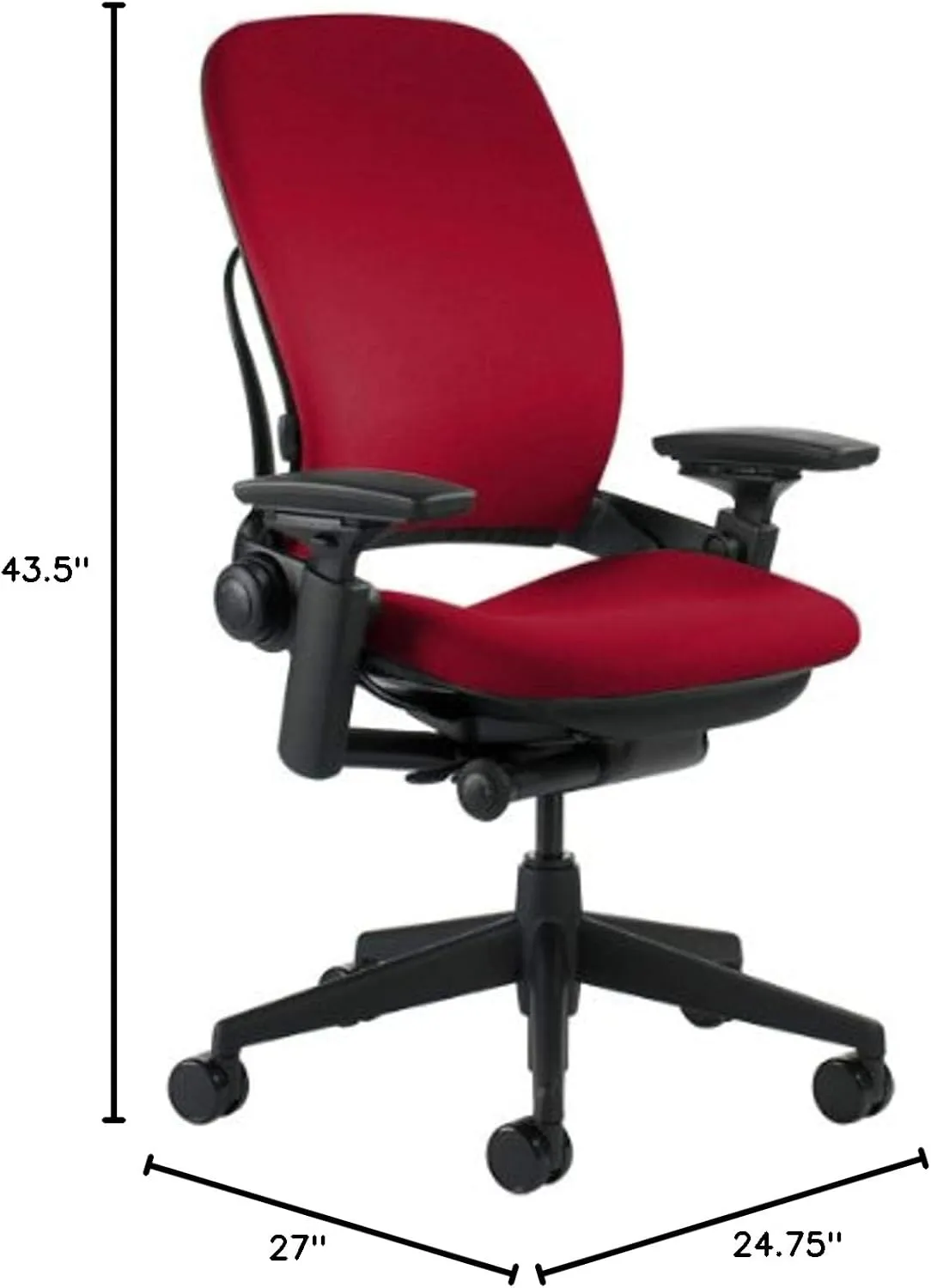 Steelcase Leap Seating, Rouge -
