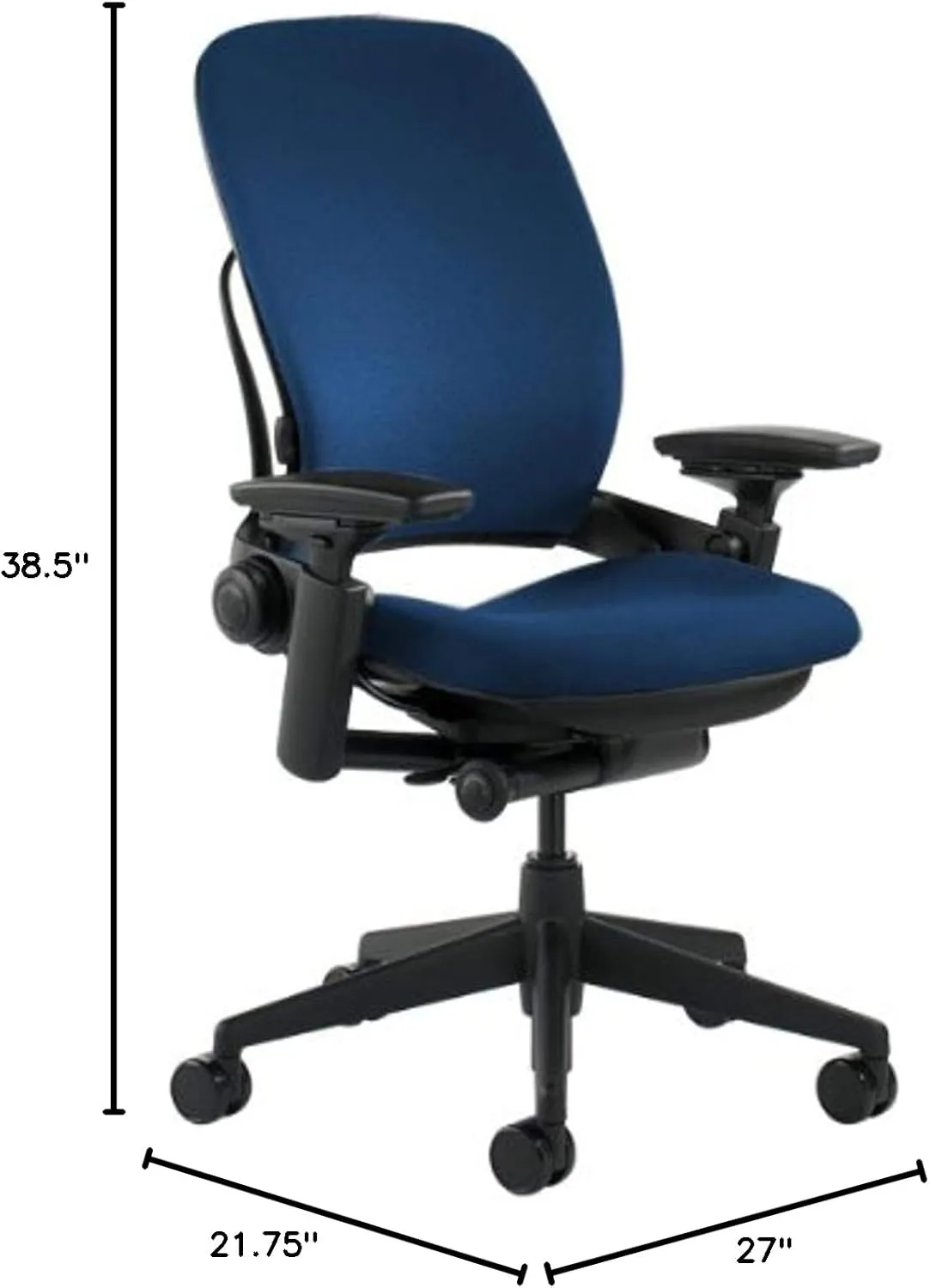 Steelcase Office Chair, Blue - 5" Cylinder