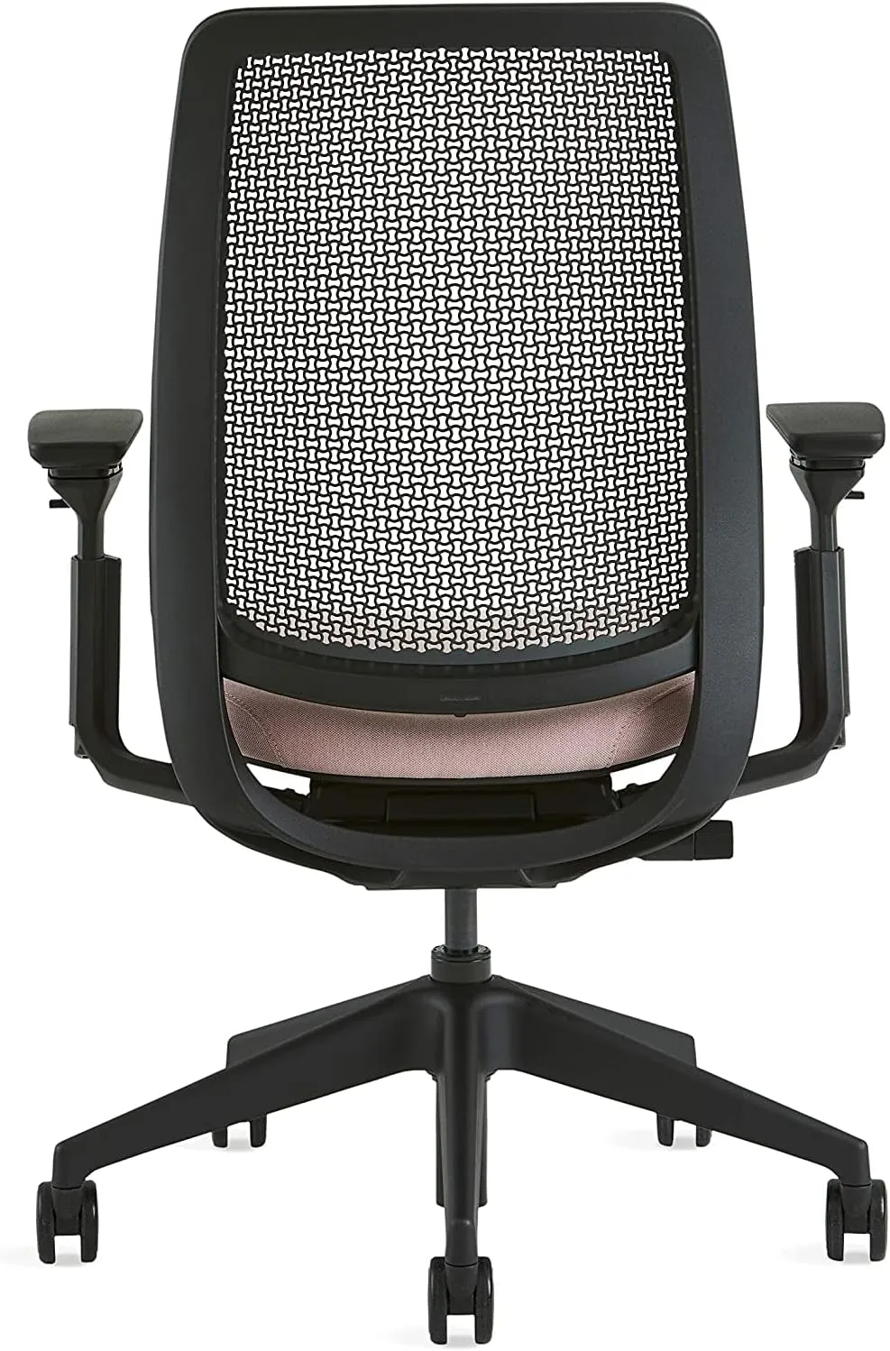 Steelcase Series 2 Office Chair - Ergonomic Work Chair with Wheels for Carpet - with Back Support, Weight-Activated Adjustment & Arm Support - Adjustable Rolling Chairs for Desk - Cogent Nickel