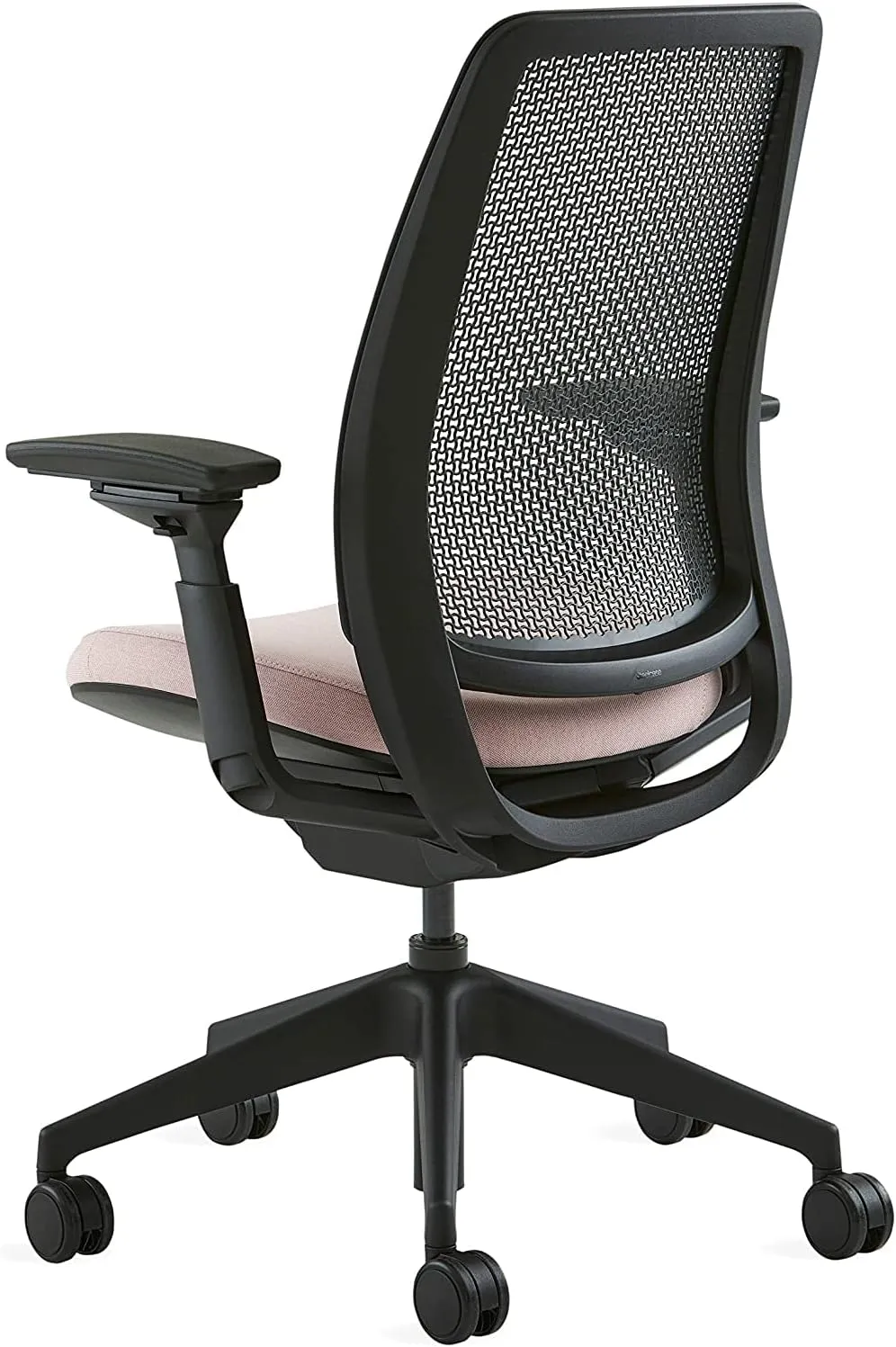 Steelcase Series 2 Office Chair - Ergonomic Work Chair with Wheels for Carpet - with Back Support, Weight-Activated Adjustment & Arm Support - Adjustable Rolling Chairs for Desk - Cogent Nickel