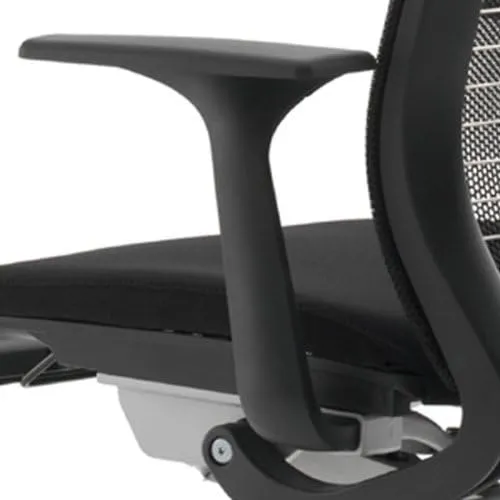 Steelcase Think Chair, Graphite 3D Knit Back with Graphite Fabric Seat