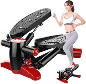 Stepper,Stepping Fitness Stovepipe Weight Loss Machine Home Mute Multi-Function Hydraulic Pedal Machine Exercise Fitness Device