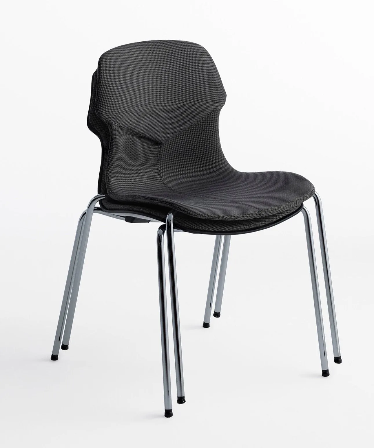 Stereo Stackable Front Upholstered Chair by Casamania