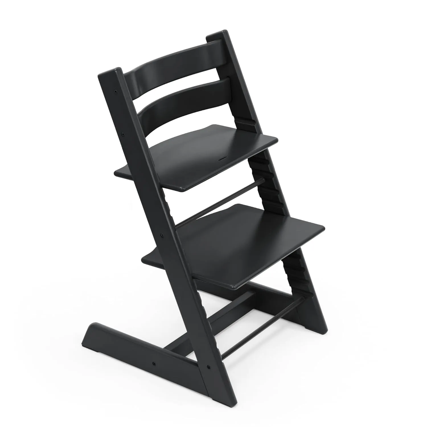 Stokke Tripp Trapp Chair, Black - Adjustable, Convertible Chair for Toddlers, Children & Adults - Convenient, Comfortable & Ergonomic - Classic Design
