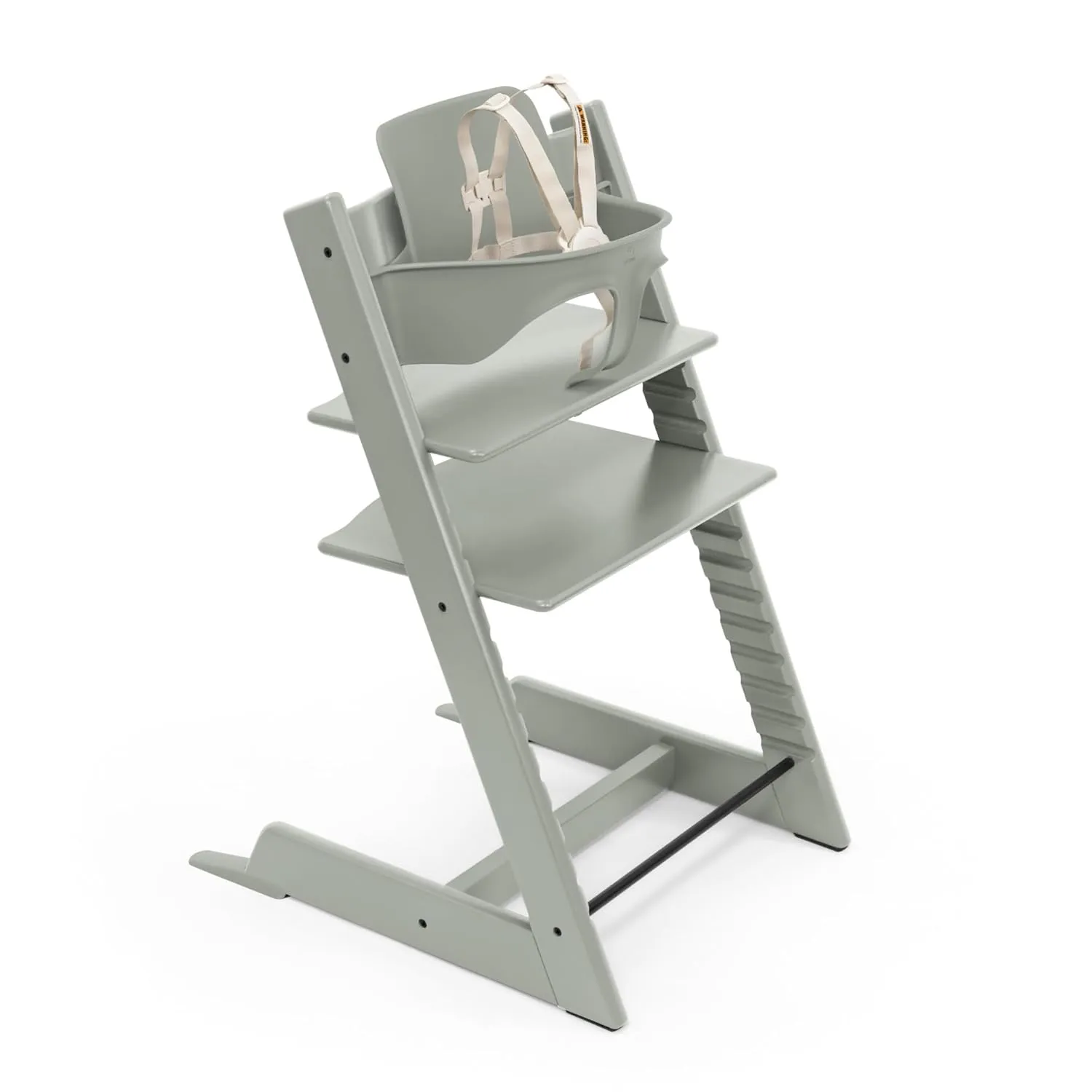 Stokke Tripp Trapp High Chair 2, Glacier Green - Includes Chair   Baby Set with Removable Harness for Children 6-36 Months - Adjustable, Ergonomic & Easy to Clean