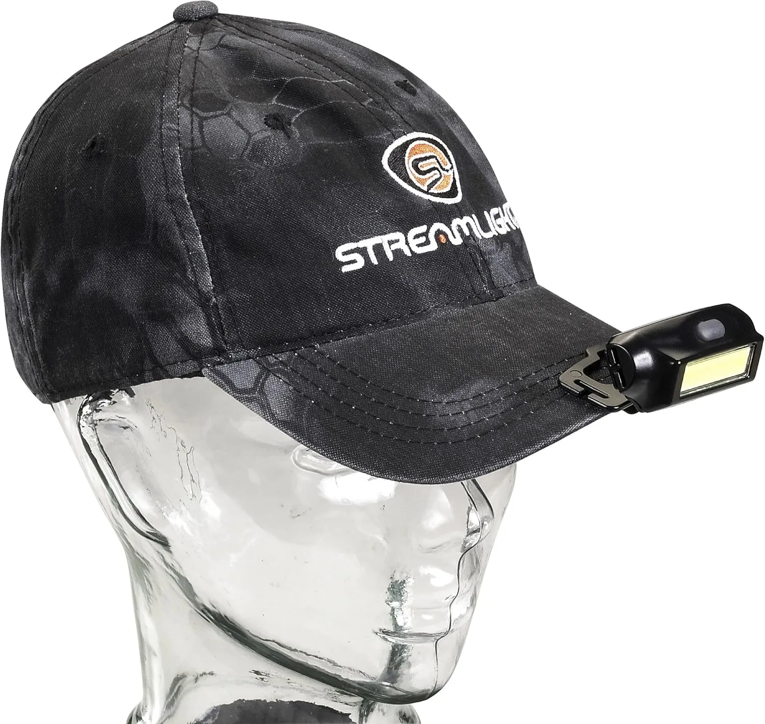 Streamlight 61702 Bandit 180-Lumen USB Rechargeable LED Headlamp with Elastic Head Strap, Clip, and USB Cable, Black