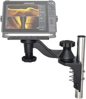 Strg Fish Finder Mount, Fish Finder Swing Mount Kayak Marine Electronics Mounts Compatible with Scotty Garmin Lowrance Humminbird