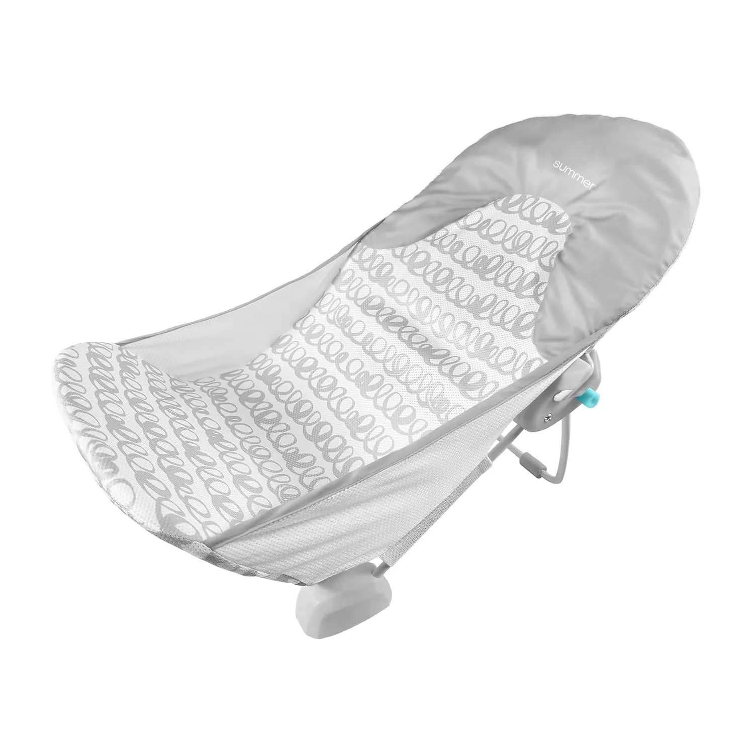 Summer by Ingenuity Foldaway 2-Position Baby Bath Seat, Adjustable Support for Sink or Bathtub, Ages 0-6 Months up to 20 Pounds, Machine-Washable Sling