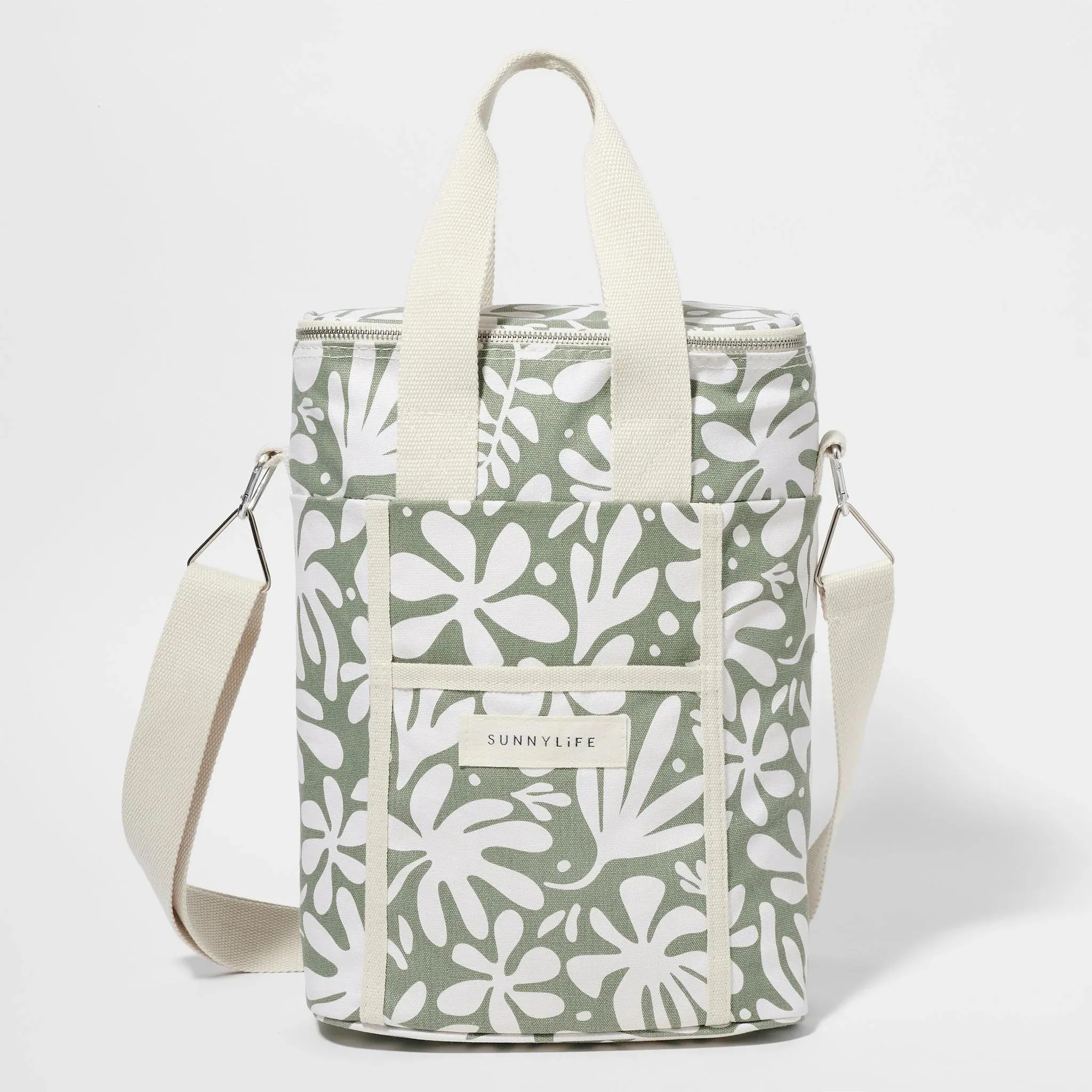 Sunnylife | Canvas Drinks Cooler Bag | The Vacay Olive